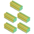thumbnail image 2 of Terminal de Mise à la Terre, 50pcs DIN Rail Mount DIN Rail Mount Terminal Ignifuge Terminal au Sol Qualité Inégalée, 2 of 8