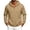 Camel_004, variant on Zip Up Hoodies for Men Fashion Fleece Long Sleeve Hooded Sweat Shirts Winter Casual Thermal Classic Fit Drawstring Hoodies Pink 2XL