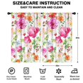 thumbnail image 2 of Blackout Kids Curtains,Pioneer Flower Floral Print Pattern Childrens Insulated Curtains Set Of 2,Bedroom Essentials,Toddler Room Decor 52"x84", 2 of 5
