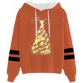 thumbnail image 1 of WILLBEST Sudaderas de Mujer Sudadera con Capucha y Cordón con Estampado Navideño Informal para Mujer 119 X-Grande, 1 of 3