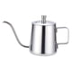 thumbnail image 2 of Hervidor de agua eléctrico, tetera de cocina eléctrica, calentamiento rápido, cafetera de acero inoxidable para acampar, para bar, cafetería, regalo 350 ml, 2 of 9