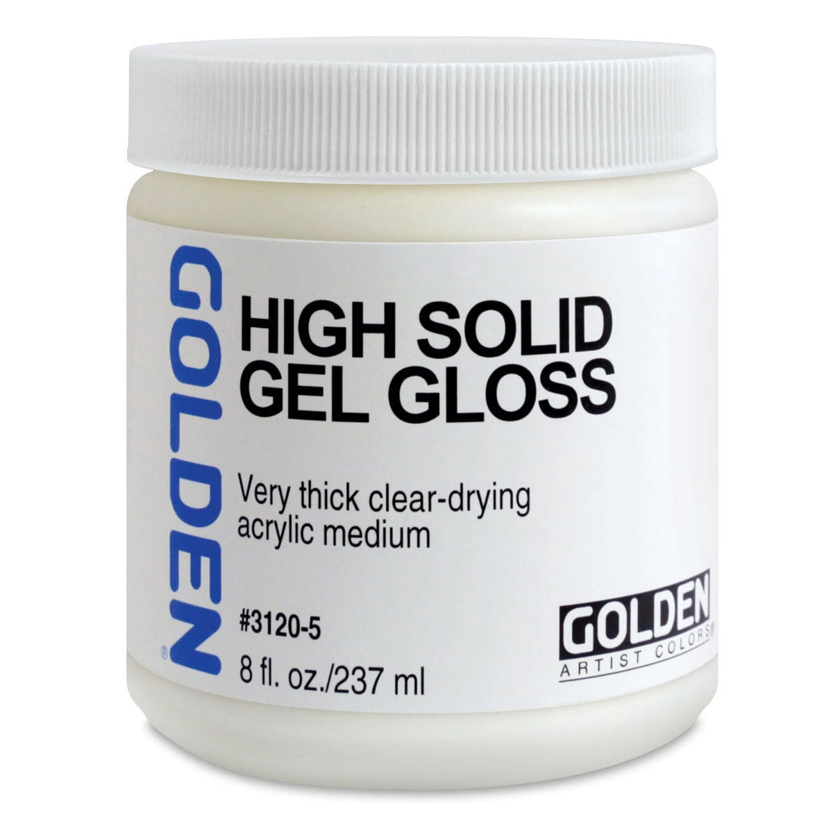 Golden Artist Colors, 8 oz, High Solid Gel Gloss