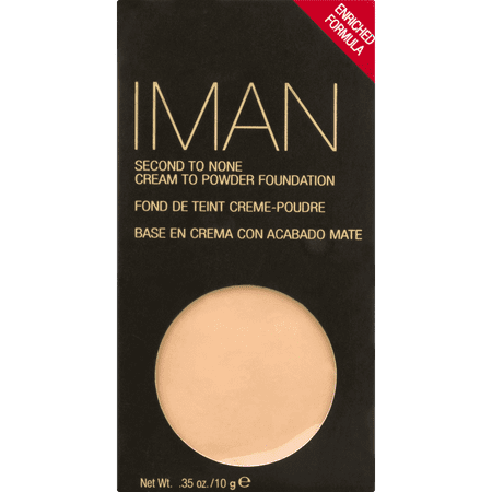 Iman Second To None Cream To Powder Foundation 0.35 Ounces Sand 4