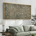 thumbnail image 2 of Large Framed Canvas Print Vintage-Inspired Golden Birds on Aged CanvasWall Art Decorative Ready to Hang Painting for Living room Bedroom 60x30 inches Natural Frame, 2 of 7