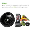 thumbnail image 2 of 6 Fins Blade For Ninja 1000w Auto-iq Bl480d Bl480 Bl480-70 Bl480w-70 Bl481-70 Bl482-70, 2 of 3