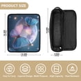 thumbnail image 5 of Hair Tools Storage with Heat Resistant Mat- Two Butterfly Patterns Printed Curling Iron Travel Bag/Flat Iron Case for Women, 5 of 8