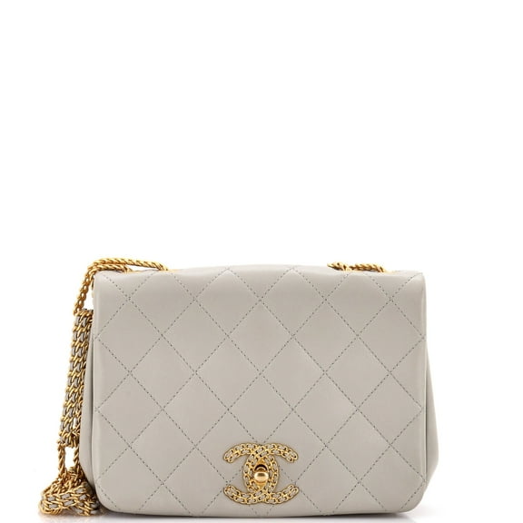 Pre-Owned On And On Full Flap Bag Quilted Lambskin Small By Rebag