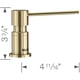 thumbnail image 5 of BLANCO Inoxidable 402299 LATO Dispensador de jabón de cocina 10 oz, 5 of 5