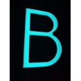 thumbnail image 1 of Glow in the Dark House Numbers - Aqua / Solar Powered House Numbers - Aqua, 1 of 1