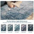 thumbnail image 7 of Rugs for Living Room,Area Rug for Living Room, Ombre Vintage Distressed Washable Non-Slip Bedroom Rug, Ultra-Thin Soft Large Area Rug for Bedroom Dining Room, 7 of 7