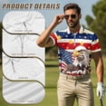 thumbnail image 5 of UorisanigoEagle 250th Anniversary Couples' Outfits His and Hers Clothing Mens Golf Shirts Quick Dry Short Sleeve Shirts for Work Athletic and Golf Clothes for Women Tennis Workout Dress, 5 of 8
