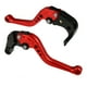 thumbnail image 1 of 1 Par Manetas Plegables CNC Unique Bargains para Moto Freno Embrague Suzuki Rojo, 1 of 6