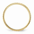 thumbnail image 2 of Real 14kt Yellow Gold 3mm Design Etched Wedding Band Size: 5; for Adults and Teens; for Women and Men, 2 of 3