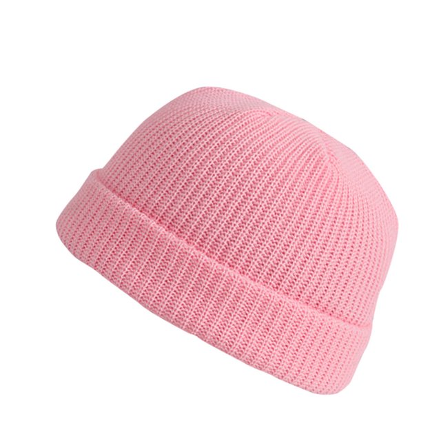 Unisex Fashion Warm Winter Casual Knitted Hat Solid Color All-match Hat