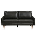 thumbnail image 2 of Hybition Modern Sofa Faux Leather Couch for Living Room Office Dark Gray, 2 of 9