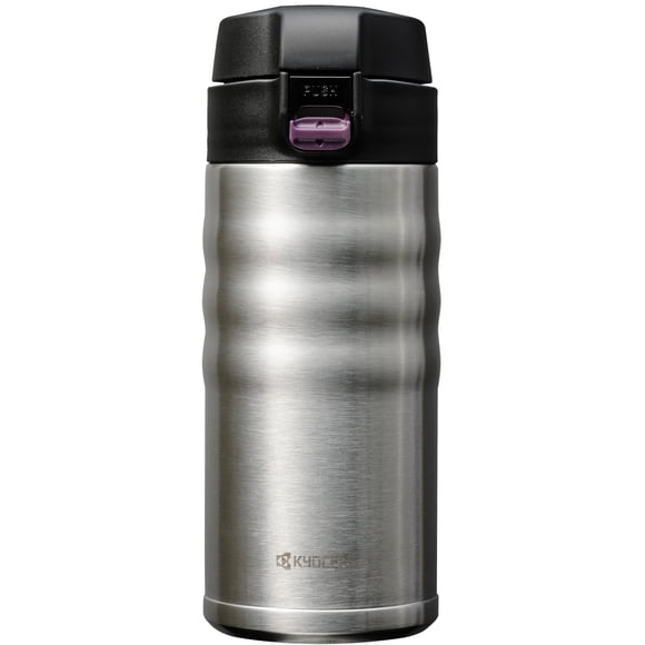 Taza de viaje Kyocera MB-12F SS con revestimiento cerámico, 350 ml, acero inoxidable