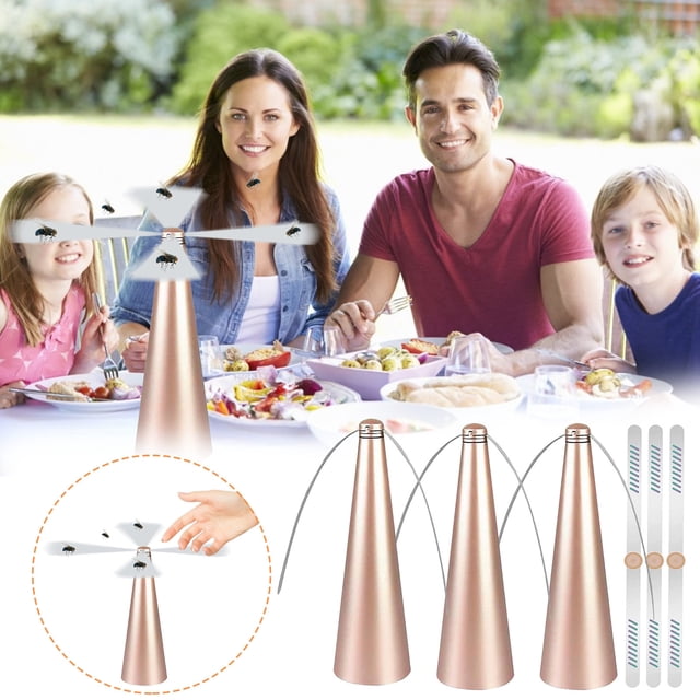 Xihbxyly Ventilador de Exterior, Diseño Ligero y Portátil, Mantiene Los Insectos Alejados de Los Alimentos, Funcionamiento Seguro y Silencioso, Perfecto para Picnics y Comidas Al Aire Libre, Juego de