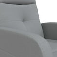 thumbnail image 5 of vidaXL Sofa Chair Light Grey 60 cm Fabric, 5 of 5