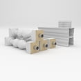 thumbnail image 6 of Ekena Millwork 38"H x 2'L Fiberthane Avalon Unassembled Balustrade Railing Kit, Style G (6 7/8" On-Center Spacing to Pass 4" Sphere Code), 6 of 6
