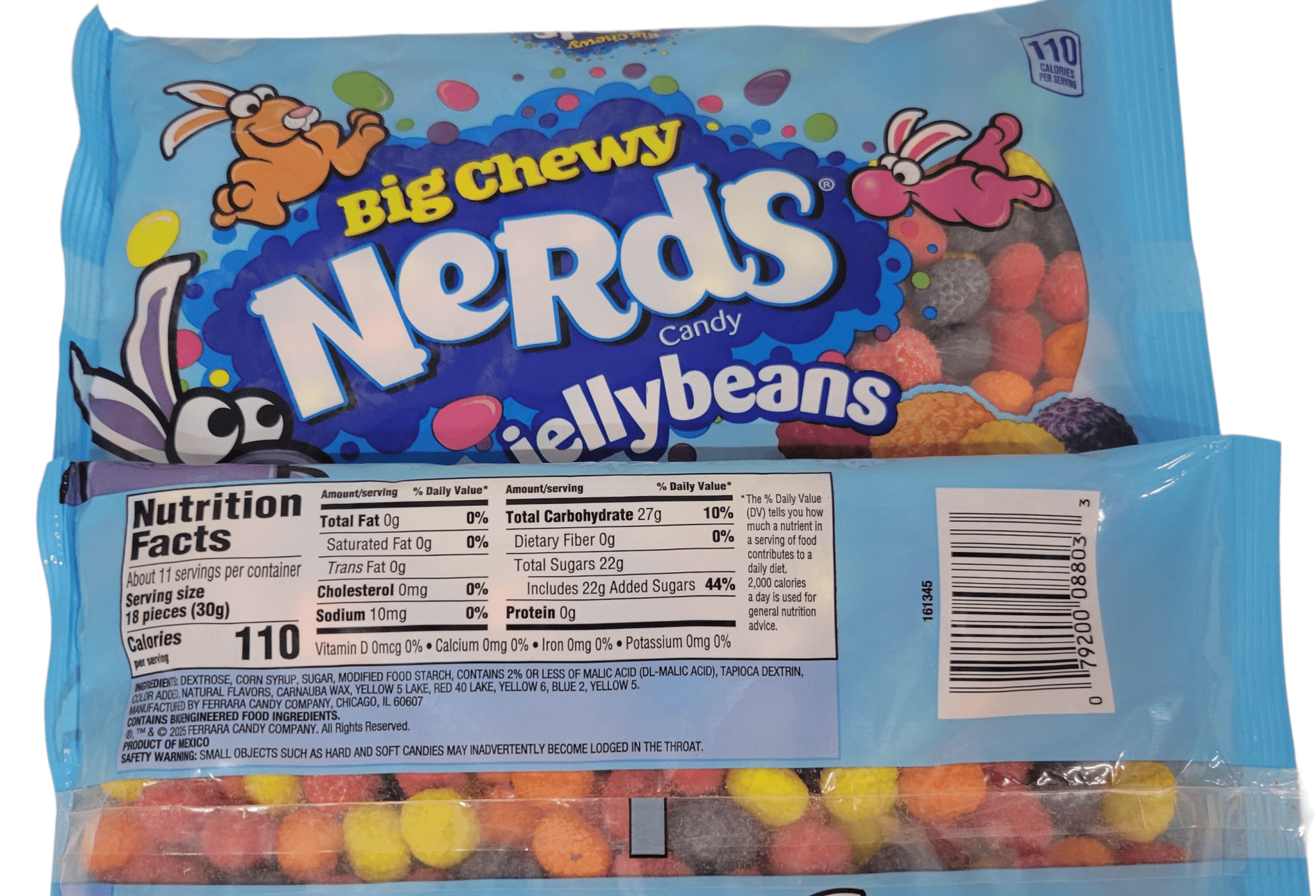 Big Chewy Nerds Jelly Beans, 12 oz, Pack of 2