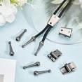thumbnail image 4 of DIY Bolo Tie Making Kit Including Iron Bolo Tie Slide Clasp Alloy Cord Ends Nylon Cords Gunmetal, 4 of 9