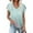 Light Blue, variant on Western Tops for Women Fashion Women's Summer V-Neck Short Sleeve Print Casual T-shirt Blouse Polyester Blouses for Women on Clearance