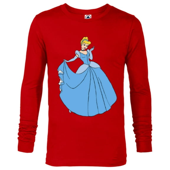 Disney Princess Cinderella in Ballgown Classic T-Shirt - Long Sleeve T-Shirt for Men - Customized-New Red