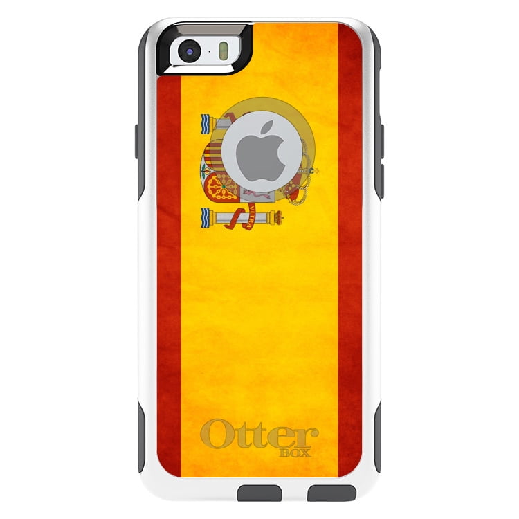 DistinctInk Custom White Grey OtterBox Commuter Series Case for Apple iPhone 6...