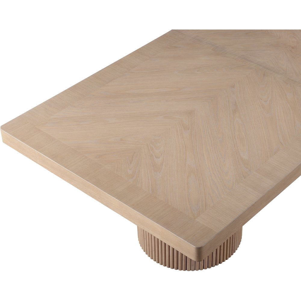 Meridian Furniture Belinda Natural Acacia Wood with Veneer Dining Table