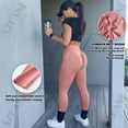 thumbnail image 6 of Seamless Leggings for Women Butt Lifting High Waist Yoga Pants Scrunch Booty Leggings Workout Tights, 6 of 14