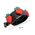 thumbnail image 6 of harmtty Ponytail Hair Clip Sweet Cartoon Cute Strong Grip Non-slip Hair Accessories Headwear Strawberry Love Heart Bowknot Hair Bun Clip for Children,E, 6 of 8
