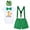 Green - Lion, variant on IBTOM CASTLE Baby Boys First 1st Birthday Outfit Bow Tie Romper Short Pants and Suspenders & Headband Clothes Set, 4-Piece, 12 Months