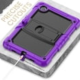 thumbnail image 6 of Allytech Shockproof Case for Lenovo Tab M11 11 Inch 2024, Lenovo Tab M11 Case with Screen Protector/Pencil Holder, Rugged Hybrid Bumper Shoulder Strap Kids Friendly All-Round Protective Cover,Purple, 6 of 8