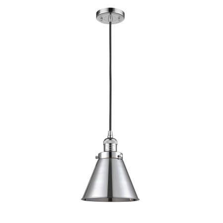 

Innovations Lighting 201C Appalachian Appalachian 8 Wide Mini Pendant - Chrome