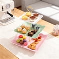thumbnail image 4 of Kugisaki 3-Tier Cupcake Stand Tower Serving Tray Food Grade Dessert Display Stand for Tea Party & Home Decor, 4 of 6