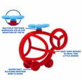 thumbnail image 2 of Nuby Baby Silicone Helicopter Teether - red, one size, 2 of 5