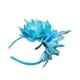 thumbnail image 1 of Diadema Ornamento para el Cabello Qarigey Ceremonia Boda Pluma Flor Azul, 1 of 6