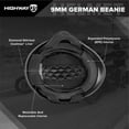 thumbnail image 7 of Highway 21 9mm German Beanie Solid Helmet - Gloss Black, 7 of 7