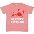 thumbnail image 3 of Inktastic My Pappy Loves Me Grandchild Beach Crab Boys Toddler T-Shirt, 3 of 5