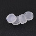 thumbnail image 3 of 200pc Comfort Plastic Pads for Clip on Earrings Anti-Pain Clip on Earring Cushion Clear 7.5x3mm Hole: 1.5x3.5mm, 3 of 4
