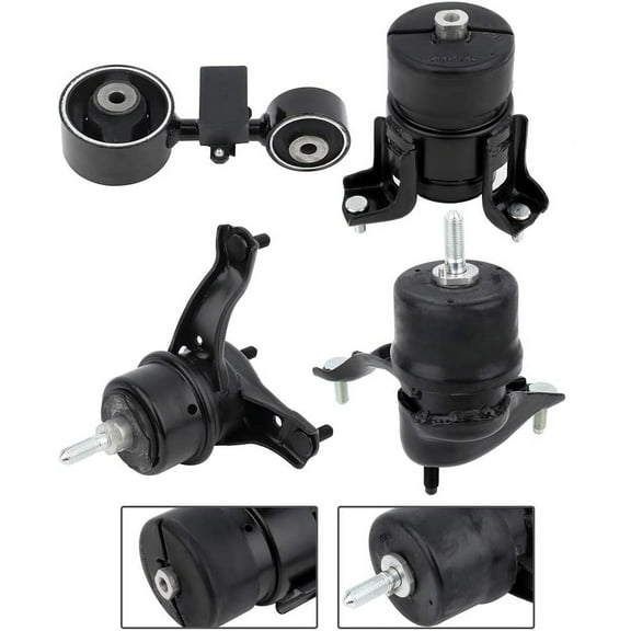 SCITOO A62009 A4295 A4274 A4288 A62009 A4295 A4274 Engine Motor and Trans Mounts Set Compatible with 2007-2009 for Toyota Camry
