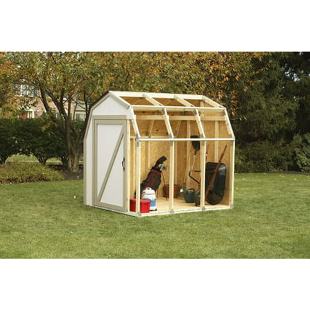 2x4 Basics Shed Kit with Barn Style Roof - Walmart.com