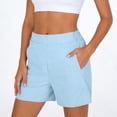 thumbnail image 7 of KIHOUT Women's 2-in-1 High Waist Athletic Shorts - 95% Polyester 5% Spandex, Quick Dry, Zipper Pockets, Anti-Chafing Liner for Yoga, Running & Summer Sports, 7 of 7