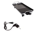 thumbnail image 1 of Parrilla eléctrica para interior, accesorios para barbacoa, Camping, bandeja para hornear eléctrica, sartén eléctrica para barbacoa doméstica, plancha M, 1 of 10