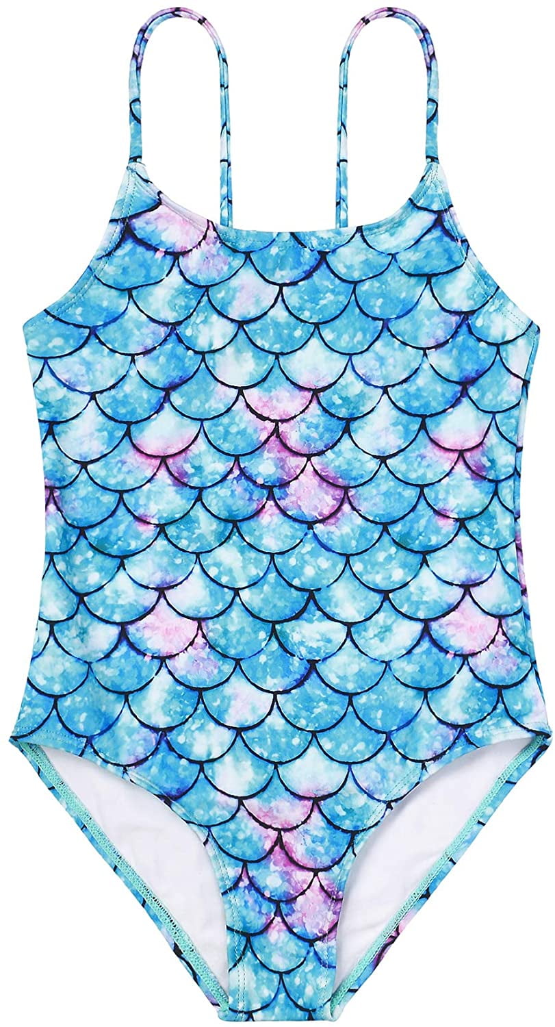 Girls One Piece Swimsuits Quick Dry Little Girls Swimsuits UPF 50