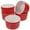 Red, variant on Kesenlong 5pcs Round Ceramic Ramekins for Desserts - 3.5inch Red