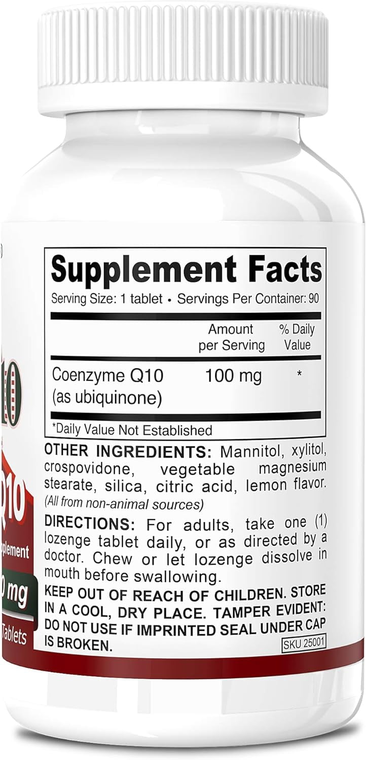 Deva Vegan Vitamins Coenzyme Q10 100 Mg, 90 Count