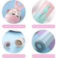 thumbnail image 5 of Termo infantil con forma de conejito - Termo de acero inoxidable, taza de café de viaje a prueba de fugas, resistente taza de agua caliente para bebé de 355 ml - Rosa, 5 of 5