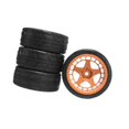 thumbnail image 4 of 4 piezas 1/10 llantas de ruedas a Juego de neumáticos de carretera de automóviles RC Práctico Modificación de bricolaje Desgaste RC Tirela, 4 of 10