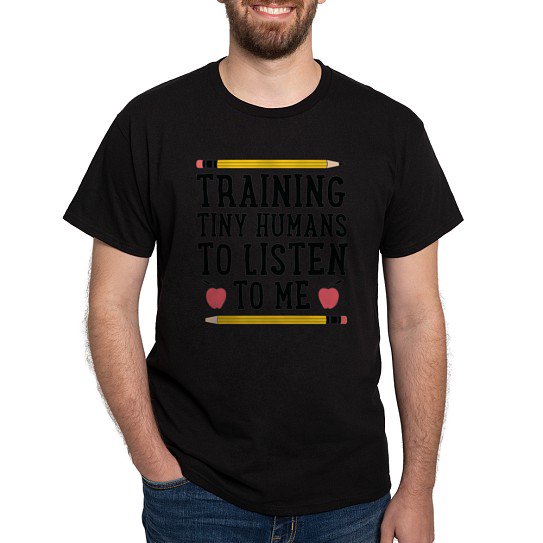 CafePress - Training Tiny Humans T Shirt - Men's Classic Cotton T-Shirts